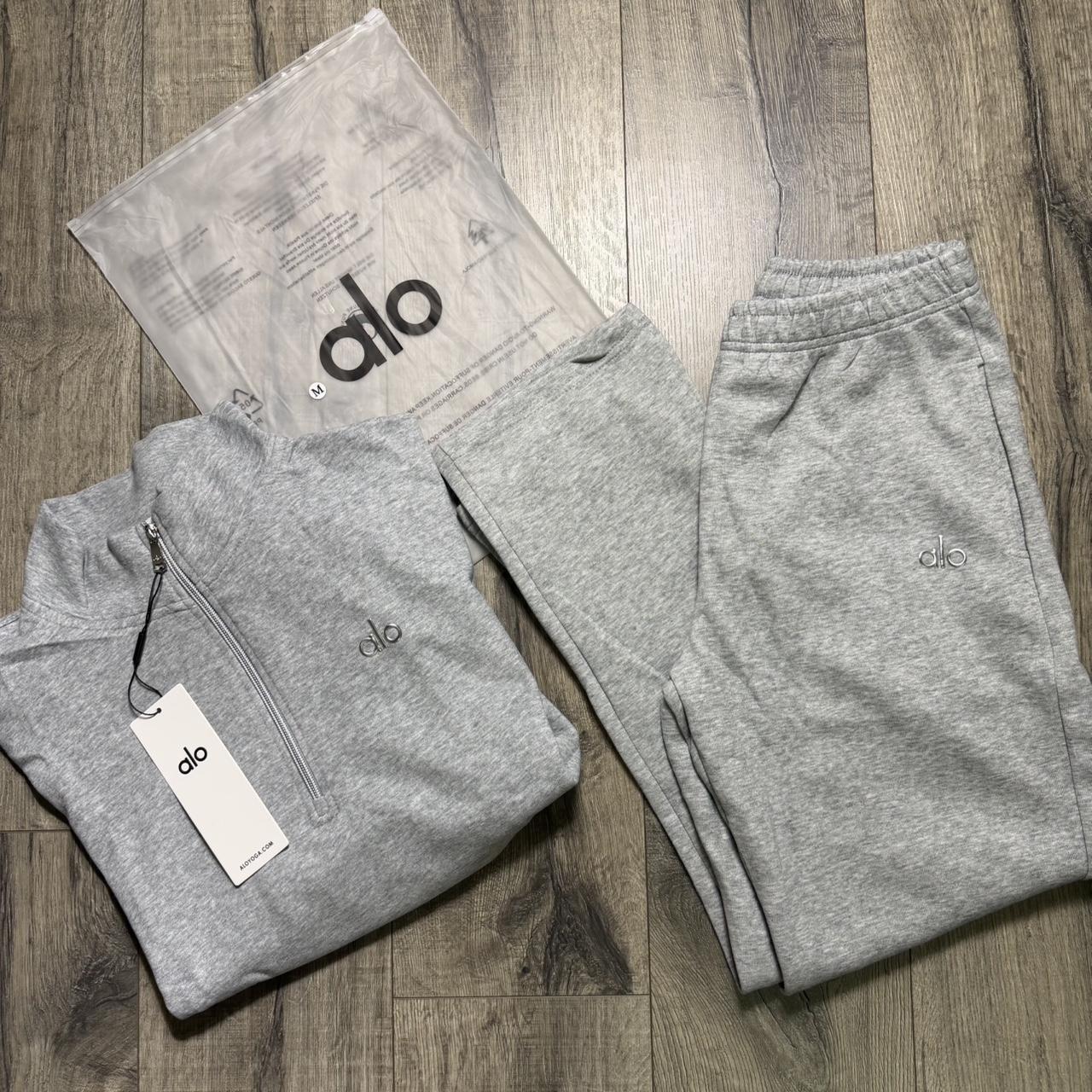 Alo quarter zip + sweats
