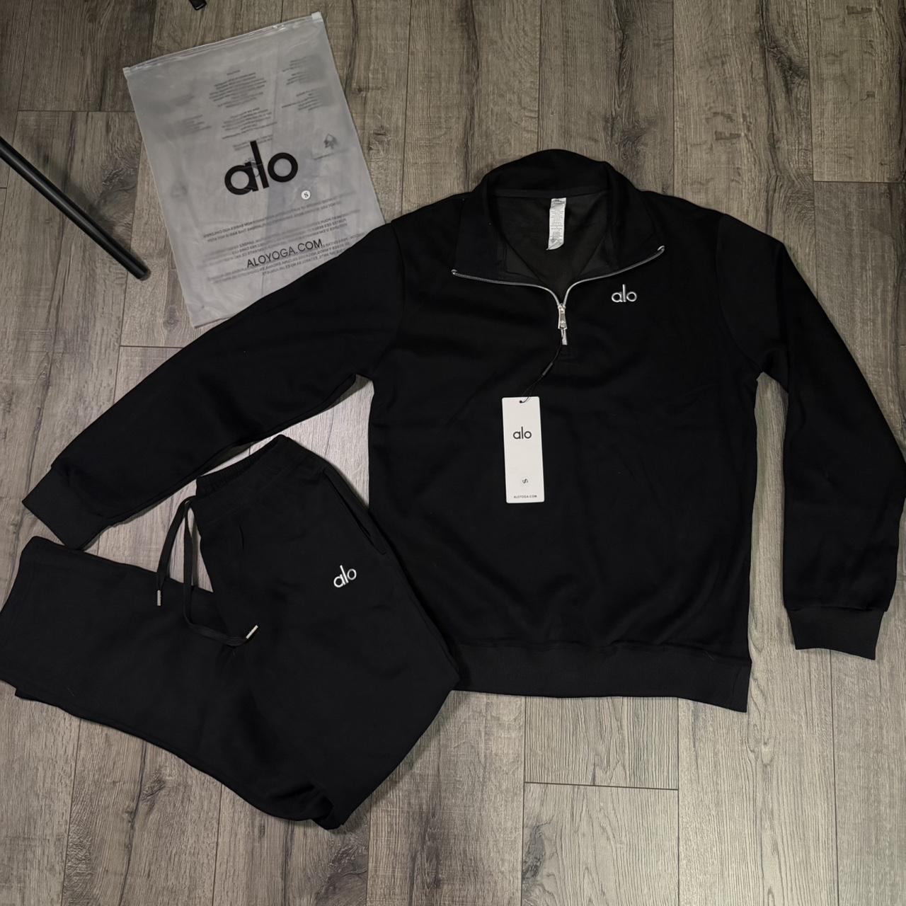 Alo quarter zip + sweats